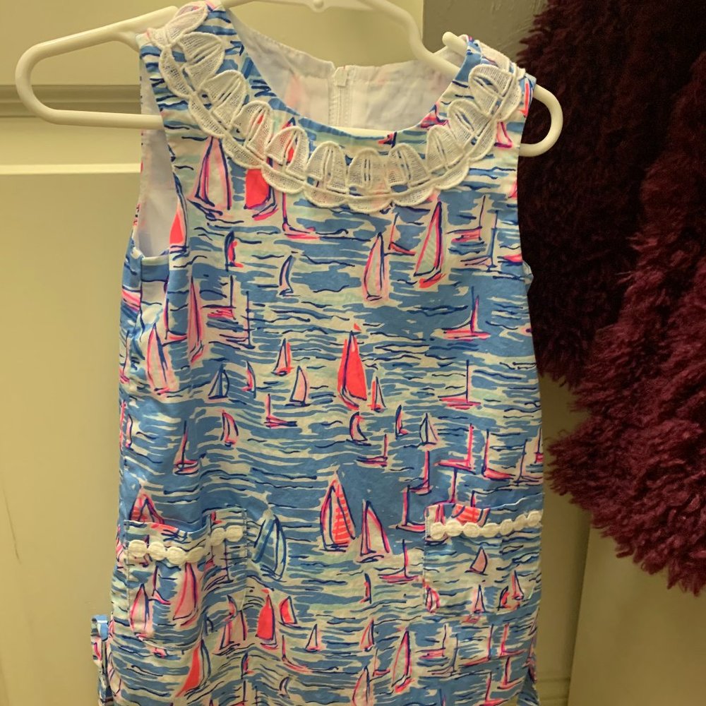 Lily Pulitzer Toddler Sailboat Shift Dress